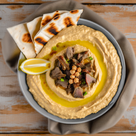Hummus with Lamb